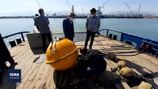 راه‌اندازی بویه هواشناسی دریایی در بندر آستارا