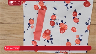 آموزش خیاطی مولر _ آموزش جیب شکافی با لبه برگردان