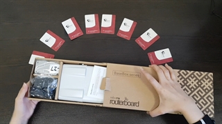 فیلم آنباکس رادیو basebox 5 میکروتیک