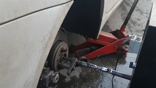 تراش دیسک ترمز با دستگاه دیسک تراش درجا دیسکا