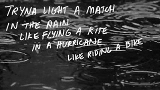 لیریک ویدیو Match in the rain از الک بنجامین