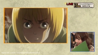 صداپیشه زبان ژاپنی شخصیت آرمین و ارن فقط ببینید شاهاکره