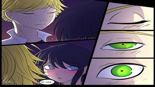 کشف هویت لیدی باگ و کت نوار به صورت کمیک