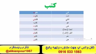 آموزش کلمات ، قواعد ومکالمه عربی عراقی خوزستانی وخلیجی - استادعلی کیانپور