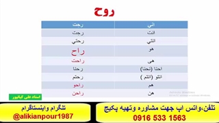 آموزش کلمات ، قواعد ومکالمه  عربی بالهجه عراقی ، خوزستانی وخلیجی