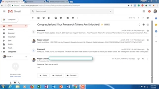 Presearch Tokens Reward Received - Withdraw Presearch Coin