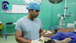 عمل جراحی شکستگی و دررفتگی مچ پا در بیمار ۵۰ ساله