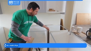 چگونگه کابینت آشپزخانه را خودمان نصب کنیم ؟