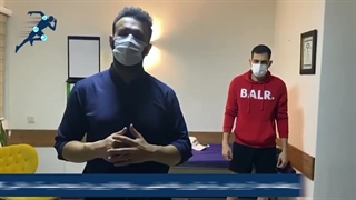 عمل جراحی رباط صلیبی زانو - ترمیم رباط خارجی - ترمیم منیسک زانو - 5 هفته بعد