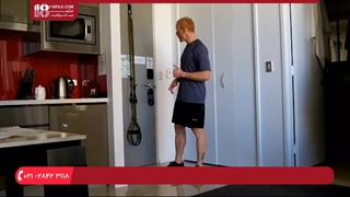 تمرین توالی بدن با کش تی آر ایکس