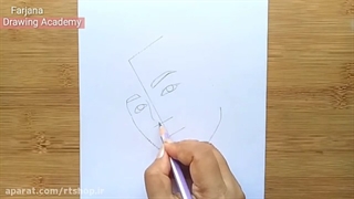 اموزش نقاشی جیمین گام به گام