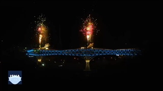 نورافشانی «پل طبیعت» به مناسبت سال نو