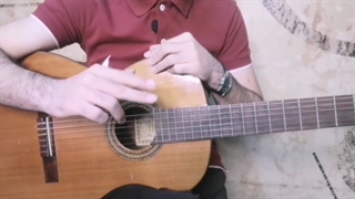 ضربه آپویاندو در گیتار apoyando guitar