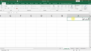 Excel-Custom Lists
