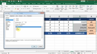 Excel-Number Formats
