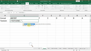 Excel-Concat and TextJoin 2019