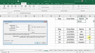 Excel-Vlookup