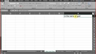 Excel-Upper & Lower & Proper Functions