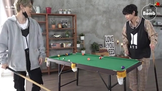 [BANGTAN BOMB] Jimin & V Playing pool