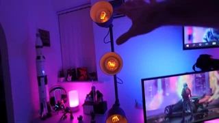 نورپردازی اتاق گیمینگ |GAMING SETUP with RGB Lighting!