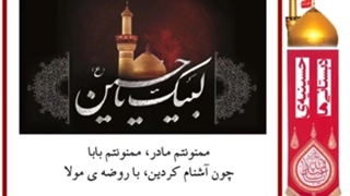 ممنونتم مادر ممنونتم بابا چون آشنام کردین با روضه ی مولا