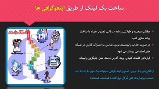ساخت لینک توسط تصاویر اینفوگرافیک