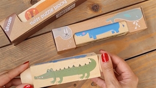 پازل چرخشی چوبی حیوانات کد BZ-40-A