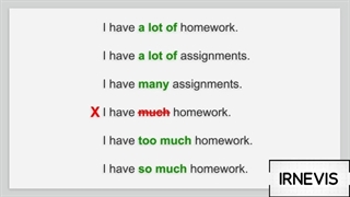 گرامر mush و many