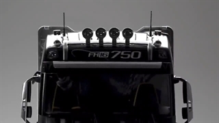 فیلم کامیون کنترلی ولوو اف هاش ویژه حمل الوار