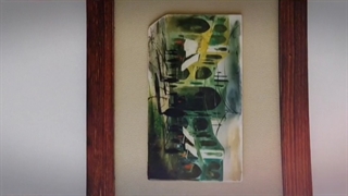 تابلو نقاشی روی مرمر مدل بازار قیصریه