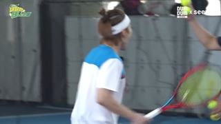 قسمت ششم برنامه Xiumin tomorrow Tennis king با زیرنویس فارسی چسبیده 