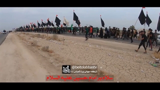 حرکت اولین زائر اربعین امسال از بصره به سمت کربلا