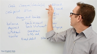 Words to talk about MONEY and BANKS