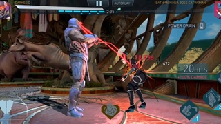 Solo Raid Mode Boss Battle Against Batman Ninja Catwoman In Injustice 2 Mobile