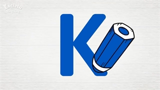 آموزش حروف الفبای انگلیسیK.k