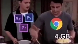 مقدار رم مصرفی کروم در کامپیوتر #شوخی_با_فناوری