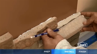 نحوه سنگ کاری دیوار پشت شومینه