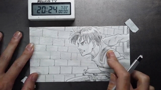 مبارزه لیوای با تیم کنی بصورت نقاشی فریم به فریم!