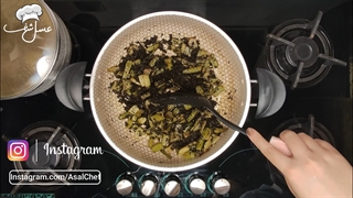 آموزش تهیه خورشت کرفس,طرز تهیه خورشت کرفس,خورشت کرفس,AsalChef,عسل شف