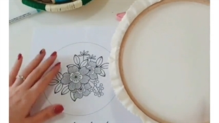 آموزش گلدوزی، انتقال طرح روی پارچه