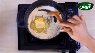 دسر گبوله خانگی با شیره انجیر