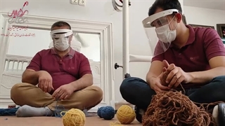 رونمایی از تابلوفرش پارالمپیک توکیو توسط نابینایان عصای سفید