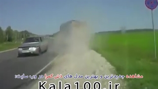 تصادف شدید تریلی و سواری