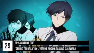 ۱۰۰ تا از بهترین اوپنینگ های انیمه ای