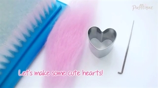 آموزش درست کردن منگوله قلبی