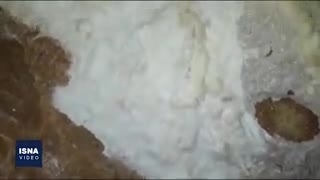 تصاویری از داخل غار تازه کشف شده در همدان