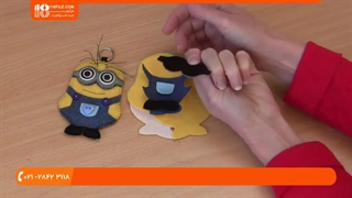 آموزش نمد دوزی-آموزش دوخت جا کلیدی مینیون