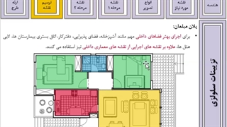 تهیه نقشه های معماری داخلی