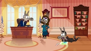 طنز سیاسی درخصوص ممانعت آمریکا از تحقیقات کرونایی سازمان جهانی بهداشت.