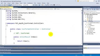 آموزش نحوه ی کار با JsonدرAsp.Net MVC